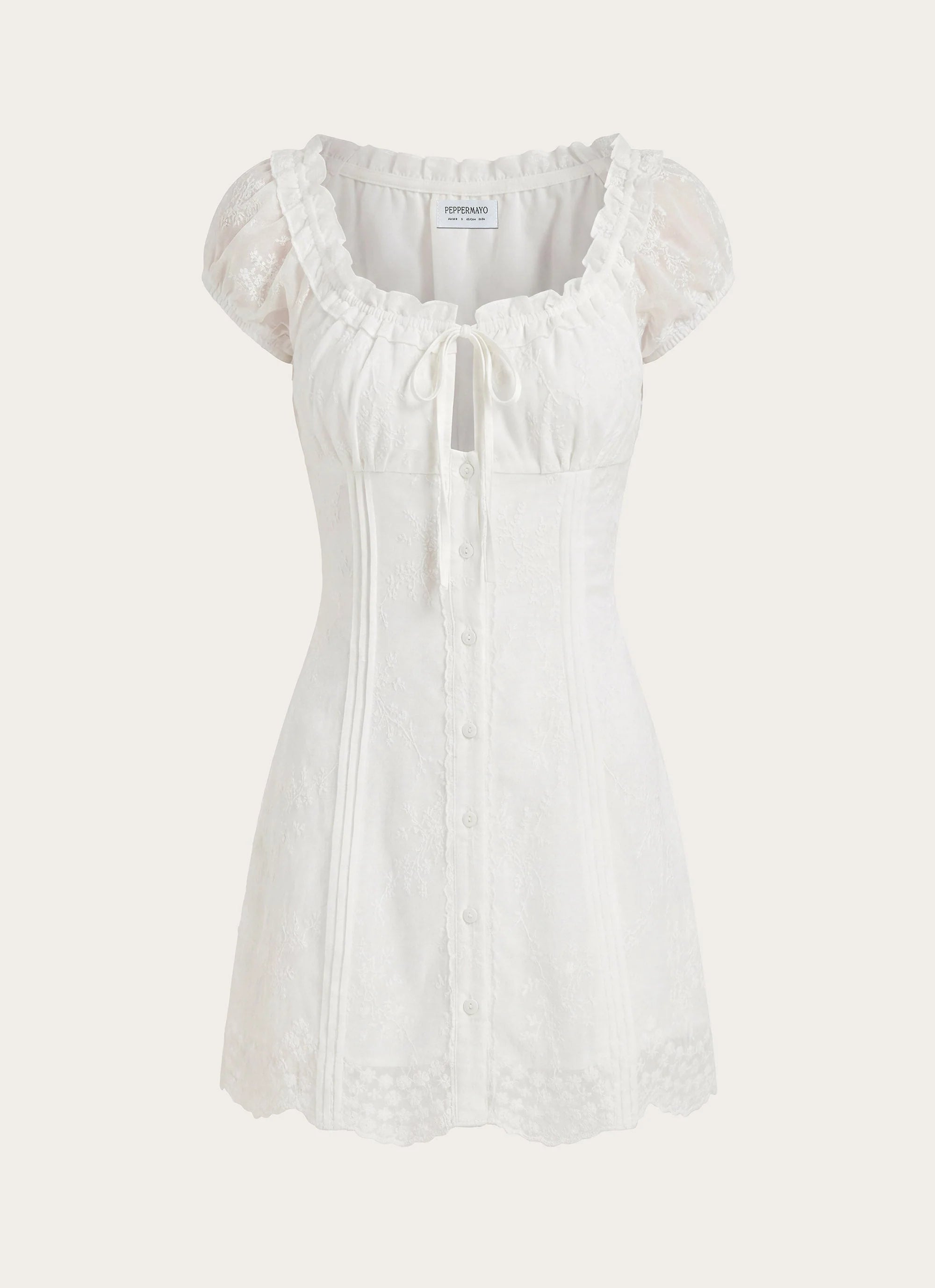 Complexity Mini Dress - White